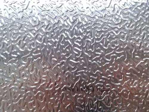 Hoja de aluminio grabada en relieve Embutición profunda 1050 1060 Acabado de molino