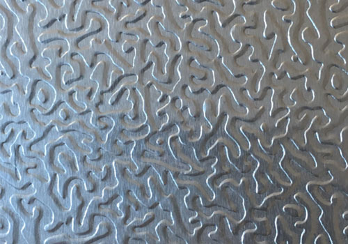 Bobina de hoja de aluminio en relieve para el congelador