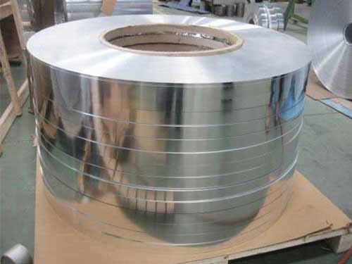 Aluminum strip for air ventilation duct